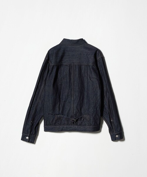UNITED ARROWS（ユナイテッドアローズ）の「シオタ スビンコットン デニム トラッカージャケット「SLOW &　」（デニムジャケット・メンズ・ネイビー/ダークグレー・L/M/S/XL）」の11枚目の写真