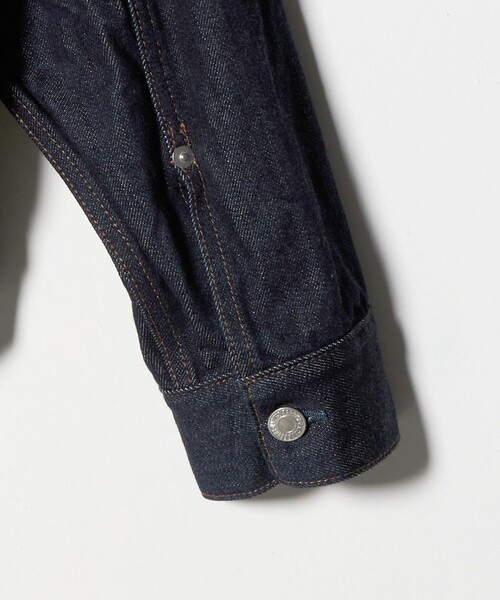 UNITED ARROWS（ユナイテッドアローズ）の「シオタ スビンコットン デニム トラッカージャケット「SLOW &　」（デニムジャケット・メンズ・ネイビー/ダークグレー・L/M/S/XL）」の13枚目の写真