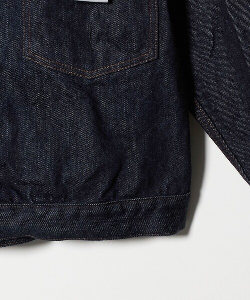 UNITED ARROWS（ユナイテッドアローズ）の「シオタ スビンコットン デニム トラッカージャケット「SLOW &　」（デニムジャケット・メンズ・ネイビー/ダークグレー・L/M/S/XL）」の14枚目の写真