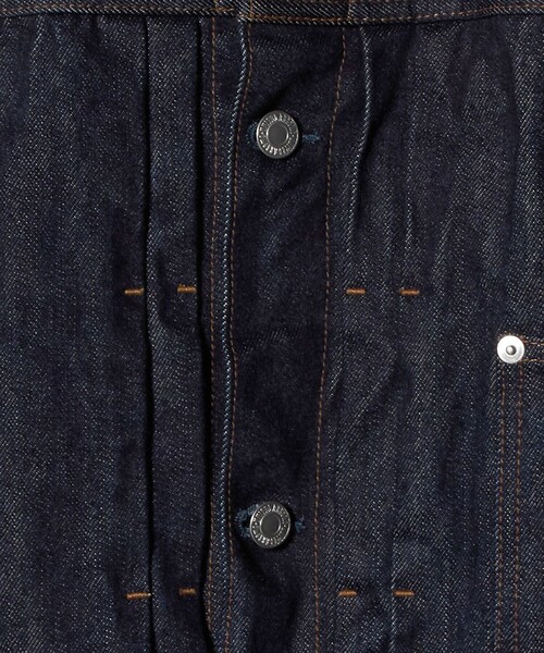UNITED ARROWS（ユナイテッドアローズ）の「シオタ スビンコットン デニム トラッカージャケット「SLOW &　」（デニムジャケット・メンズ・ネイビー/ダークグレー・L/M/S/XL）」の18枚目の写真