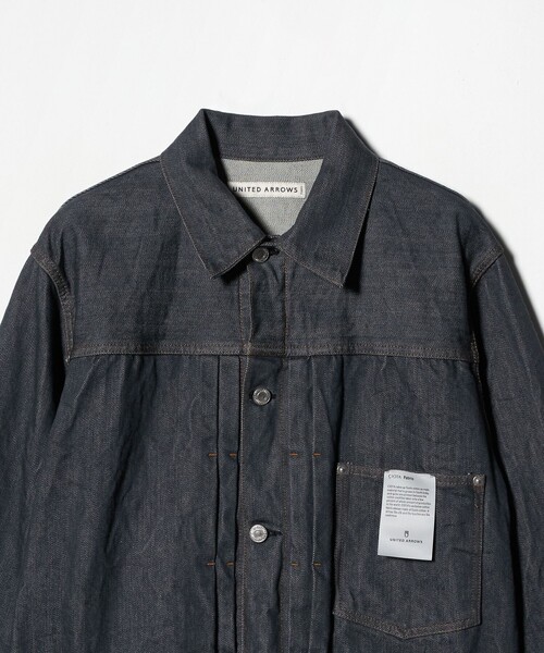 UNITED ARROWS（ユナイテッドアローズ）の「シオタ スビンコットン デニム トラッカージャケット「SLOW &　」（デニムジャケット・メンズ・ネイビー/ダークグレー・L/M/S/XL）」の21枚目の写真