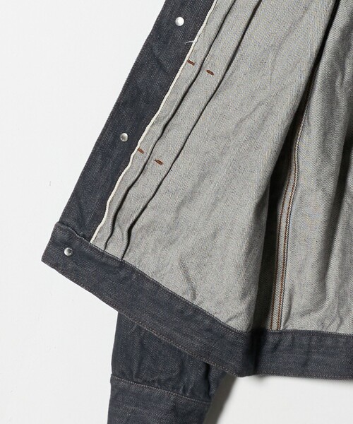 UNITED ARROWS（ユナイテッドアローズ）の「シオタ スビンコットン デニム トラッカージャケット「SLOW &　」（デニムジャケット・メンズ・ネイビー/ダークグレー・L/M/S/XL）」の22枚目の写真