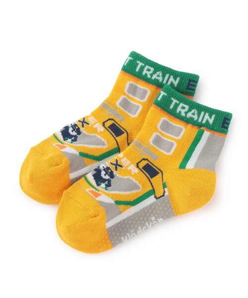 kladskap（クレードスコープ）の「乗り物4種ショートソックス（ソックス/靴下・キッズ・エメラルド/ブラック/レッド/イエロー・11-13cm/S(13-15cm)/M(16-18cm)/L(18-20cm)）」の4枚目の写真