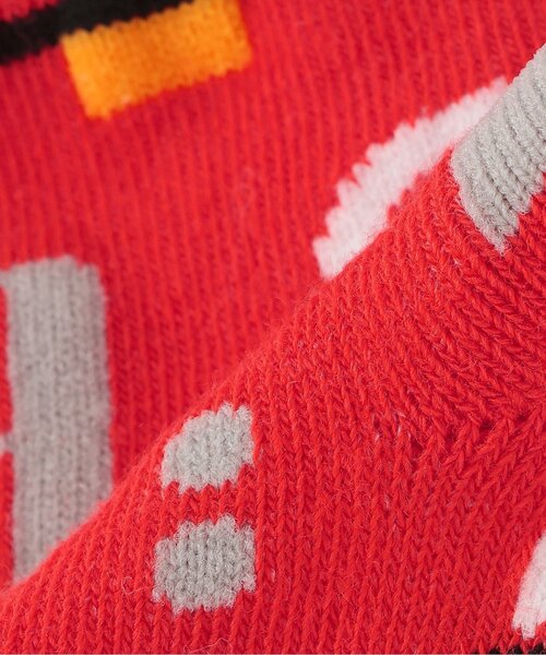 kladskap（クレードスコープ）の「乗り物4種ショートソックス（ソックス/靴下・キッズ・エメラルド/ブラック/レッド/イエロー・11-13cm/S(13-15cm)/M(16-18cm)/L(18-20cm)）」の7枚目の写真