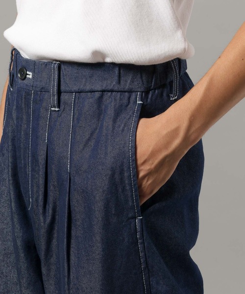 RAGEBLUE(レイジブルー)の「【BREEZY DENIM】ステッチデニムパンツ【セットアップ対応】(デニムパンツ・メンズ・ブルー/ブラック・MEDIUM/LARGE)」の8枚目の写真