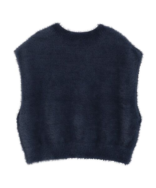 AMERICAN HOLIC(アメリカンホリック)の「【選べる丈】シャギーニットベスト(ベスト・レディース・ネイビー/ブラウン/グレイッシュベージュ・M/L)」の17枚目の写真