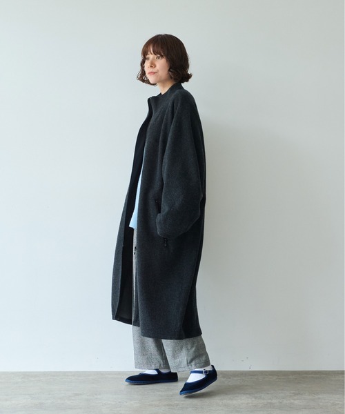 セール】コットンウールカシミアボア コクーンコート（その他アウター