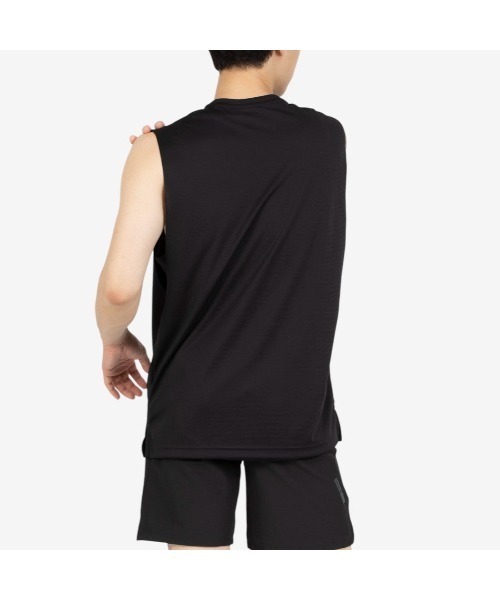 Reebok（リーボック）の「バスケットボール スリーブレスシャツ / BB SL TANK（タンクトップ・メンズ・ブラック/グリーン・LARGE/MEDIUM/SMALL/X-LARGE）」の7枚目の写真