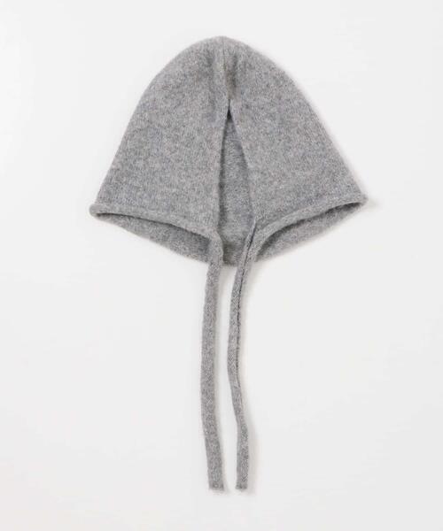 URBAN RESEARCH Sonny Label（アーバンリサーチサニーレーベル）の「バブーシュカニット帽（ニットキャップ/ビーニー・レディース・グレー/チャコールグレー・ONE）」の7枚目の写真