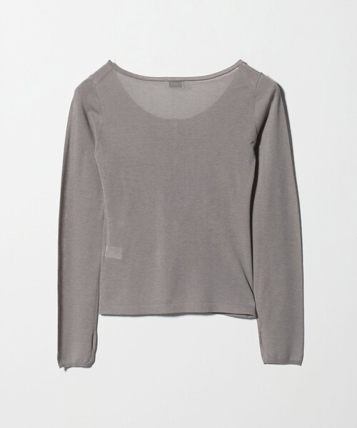 ATTISESSION(アティセッション)の「<ATTISESSION>ヘンリーネック プルオーバー トップス(ニット/セーター・レディース・グレー系/ブラック/ベージュ・FREE)」の11枚目の写真