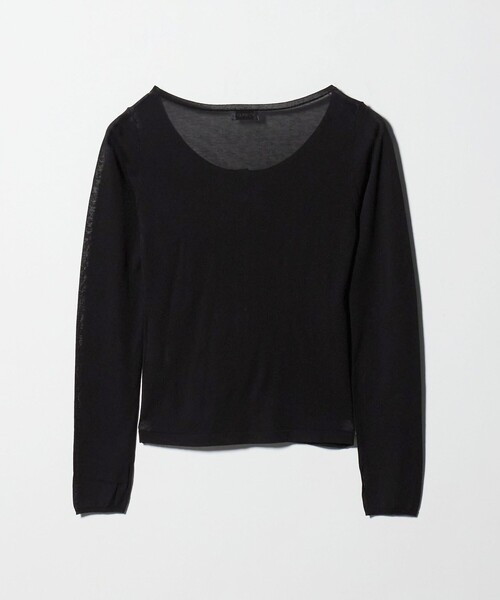 ATTISESSION(アティセッション)の「<ATTISESSION>ヘンリーネック プルオーバー トップス(ニット/セーター・レディース・グレー系/ブラック/ベージュ・FREE)」の21枚目の写真
