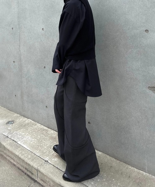 4TUCK FLARE PANTS（スラックス）｜GOAT ESSENCE（ゴートエッセンス