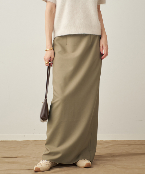 plage（プラージュ）の「Iライン スカート（スカート・レディース・ホワイト/ベージュ系その他/ブラック・34/36/38）」の3枚目の写真