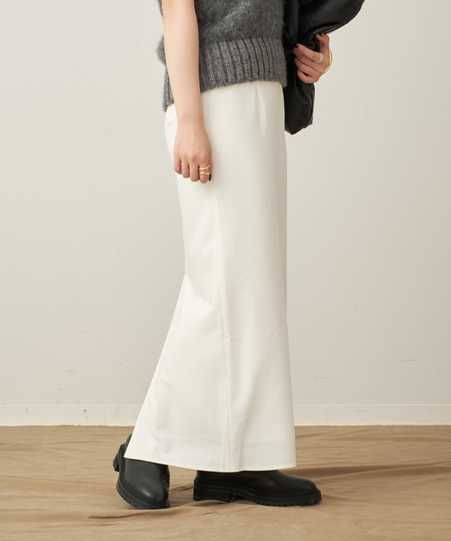 plage（プラージュ）の「Iライン スカート（スカート・レディース・ホワイト/ベージュ系その他/ブラック・34/36/38）」の2枚目の写真