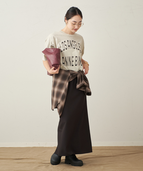 plage（プラージュ）の「Iライン スカート（スカート・レディース・ホワイト/ベージュ系その他/ブラック・34/36/38）」の8枚目の写真