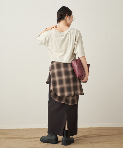 plage（プラージュ）の「Iライン スカート（スカート・レディース・ホワイト/ベージュ系その他/ブラック・34/36/38）」の11枚目の写真