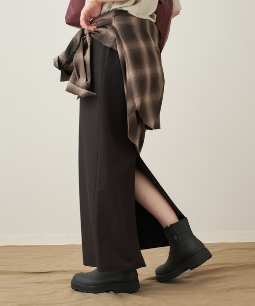 plage（プラージュ）の「Iライン スカート（スカート・レディース・ホワイト/ベージュ系その他/ブラック・34/36/38）」の13枚目の写真