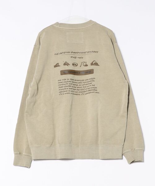 Quiksilver(クイックシルバー)の「PG HISTORY SWEAT CRE/クイックシルバールーズフィットバックプリントプルオーバースウェットトレーナー(スウェット・メンズ・ベージュ/グレー/ブラック/グリーン・LARGE/MEDIUM/X-LARGE/SMALL)」の22枚目の写真