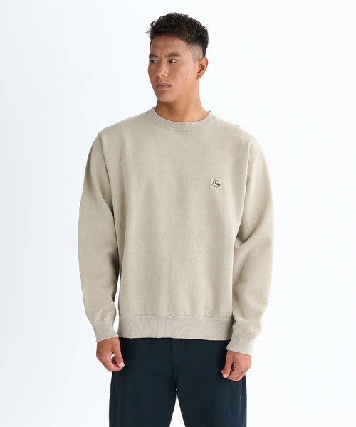 Quiksilver(クイックシルバー)の「PG HISTORY SWEAT CRE/クイックシルバールーズフィットバックプリントプルオーバースウェットトレーナー(スウェット・メンズ・ベージュ/グレー/ブラック/グリーン・LARGE/MEDIUM/X-LARGE/SMALL)」の11枚目の写真