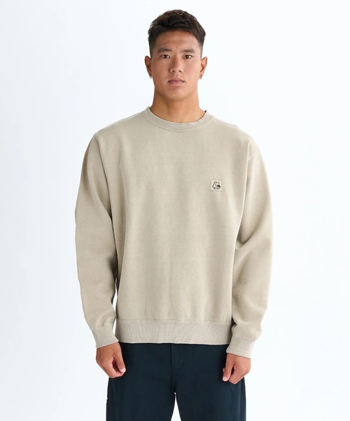 Quiksilver(クイックシルバー)の「PG HISTORY SWEAT CRE/クイックシルバールーズフィットバックプリントプルオーバースウェットトレーナー(スウェット・メンズ・ベージュ/グレー/ブラック/グリーン・LARGE/MEDIUM/X-LARGE/SMALL)」の13枚目の写真
