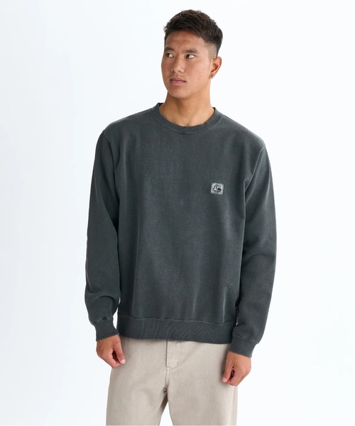 Quiksilver(クイックシルバー)の「PG HISTORY SWEAT CRE/クイックシルバールーズフィットバックプリントプルオーバースウェットトレーナー(スウェット・メンズ・ベージュ/グレー/ブラック/グリーン・LARGE/MEDIUM/X-LARGE/SMALL)」の7枚目の写真