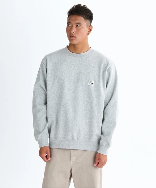 Quiksilver(クイックシルバー)の「PG HISTORY SWEAT CRE/クイックシルバールーズフィットバックプリントプルオーバースウェットトレーナー(スウェット・メンズ・ベージュ/グレー/ブラック/グリーン・LARGE/MEDIUM/X-LARGE/SMALL)」の8枚目の写真