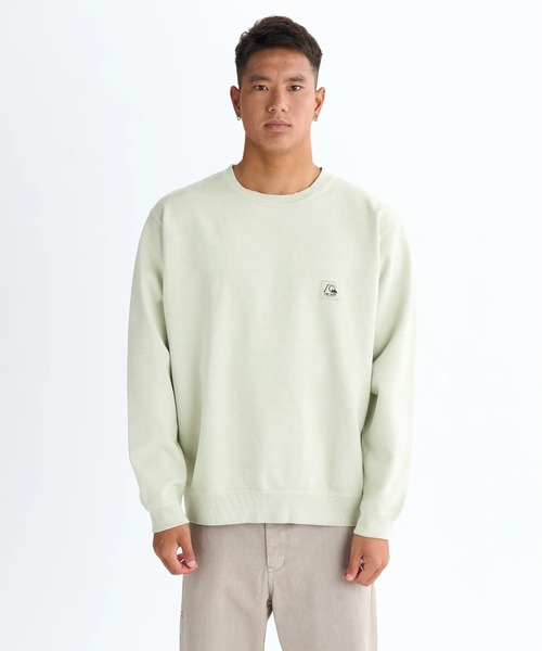 Quiksilver(クイックシルバー)の「PG HISTORY SWEAT CRE/クイックシルバールーズフィットバックプリントプルオーバースウェットトレーナー(スウェット・メンズ・ベージュ/グレー/ブラック/グリーン・LARGE/MEDIUM/X-LARGE/SMALL)」の16枚目の写真