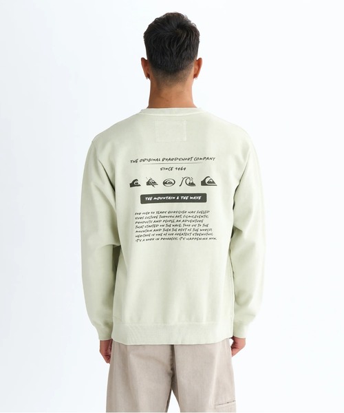 Quiksilver(クイックシルバー)の「PG HISTORY SWEAT CRE/クイックシルバールーズフィットバックプリントプルオーバースウェットトレーナー(スウェット・メンズ・ベージュ/グレー/ブラック/グリーン・LARGE/MEDIUM/X-LARGE/SMALL)」の15枚目の写真
