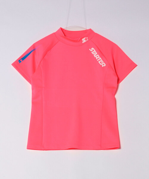 STARTER(スターター)の「★STARTER GOLF★スターターゴルフ AQUATWIST(R)高伸縮ストレッチ カラフルモックネック半袖Tシャツ SG-123005(Tシャツ/カットソー・メンズ・ブラック/ピンク/ブルー/イエロー/ホワイト/オレンジ・L/M/S)」の5枚目の写真