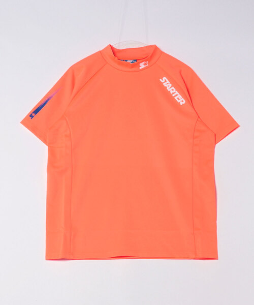 STARTER(スターター)の「★STARTER GOLF★スターターゴルフ AQUATWIST(R)高伸縮ストレッチ カラフルモックネック半袖Tシャツ SG-123005(Tシャツ/カットソー・メンズ・ブラック/ピンク/ブルー/イエロー/ホワイト/オレンジ・L/M/S)」の6枚目の写真