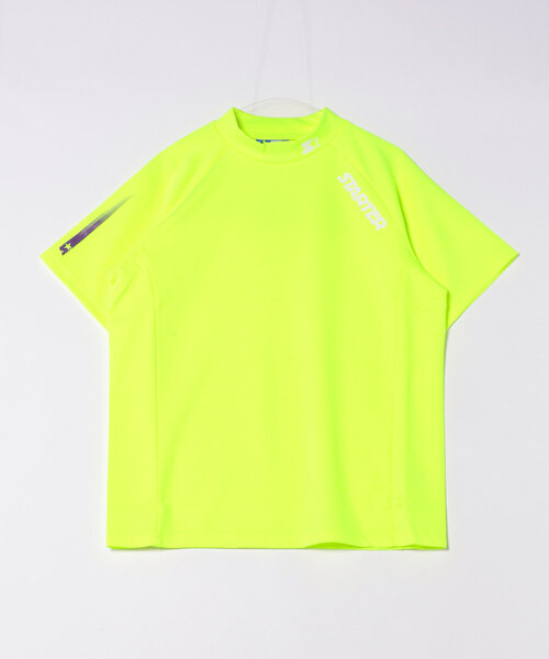 STARTER(スターター)の「★STARTER GOLF★スターターゴルフ AQUATWIST(R)高伸縮ストレッチ カラフルモックネック半袖Tシャツ SG-123005(Tシャツ/カットソー・メンズ・ブラック/ピンク/ブルー/イエロー/ホワイト/オレンジ・L/M/S)」の9枚目の写真