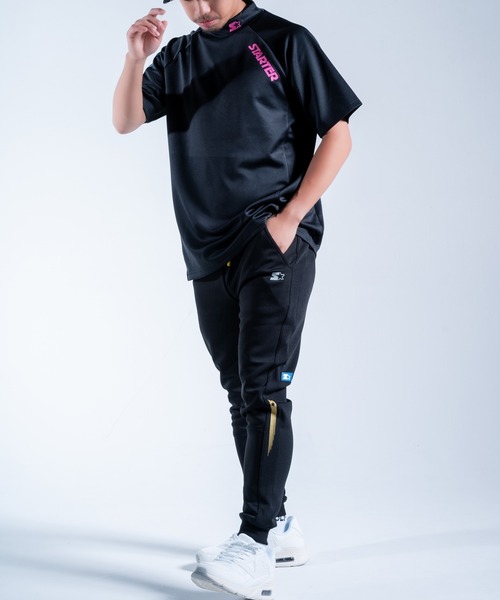 STARTER(スターター)の「★STARTER GOLF★スターターゴルフ AQUATWIST(R)高伸縮ストレッチ カラフルモックネック半袖Tシャツ SG-123005(Tシャツ/カットソー・メンズ・ブラック/ピンク/ブルー/イエロー/ホワイト/オレンジ・L/M/S)」の13枚目の写真