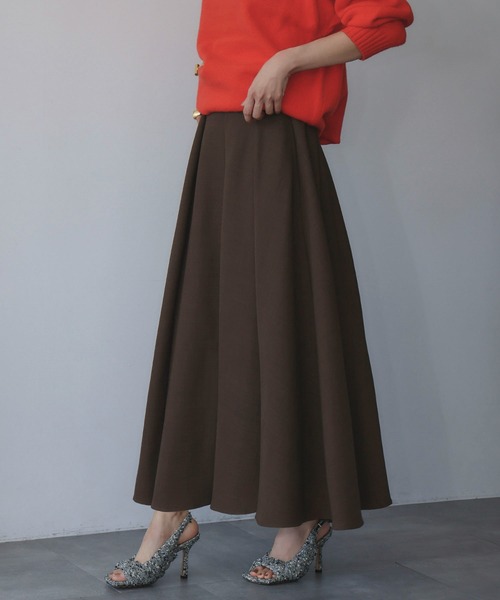 セール】【2025AW】タックフレアロングスカート（スカート）｜ELFRANK