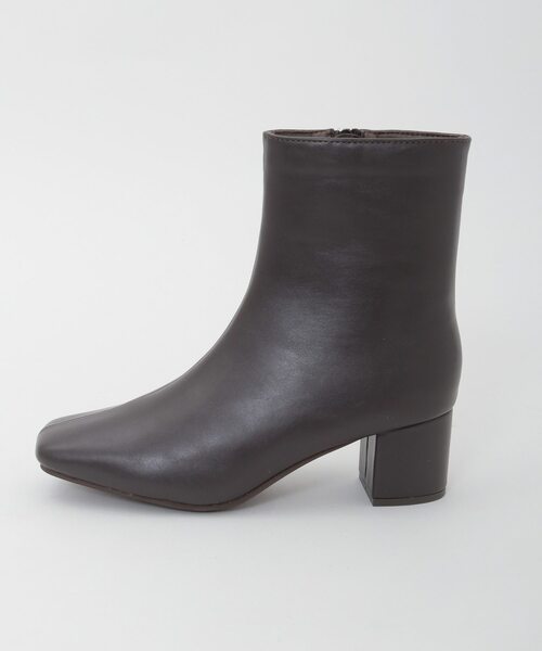 MELROSE claire（メルローズ クレール）の「【スクエアートゥショートブーツ】（ブーツ・レディース・ブラウン/ブラック・2/3/4）」の21枚目の写真