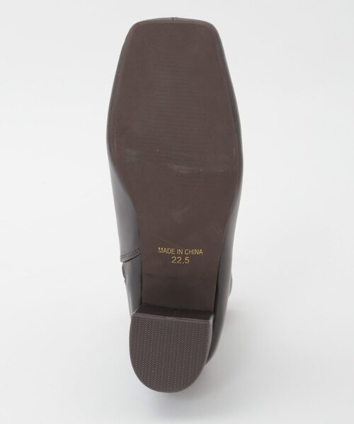 MELROSE claire（メルローズ クレール）の「【スクエアートゥショートブーツ】（ブーツ・レディース・ブラウン/ブラック・2/3/4）」の22枚目の写真