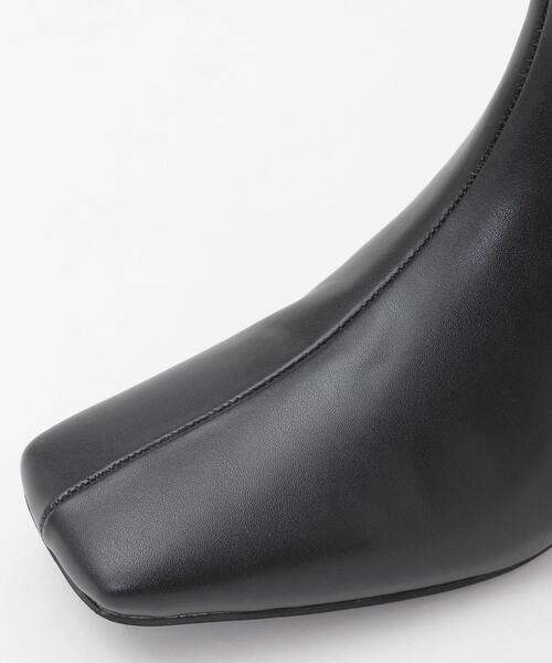 MELROSE claire（メルローズ クレール）の「【スクエアートゥショートブーツ】（ブーツ・レディース・ブラウン/ブラック・2/3/4）」の13枚目の写真