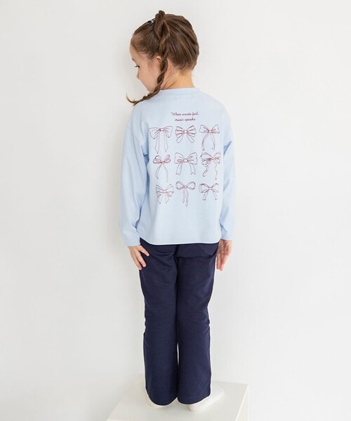 BRANSHES（ブランシェス）の「アソート長袖Tシャツ（Tシャツ/カットソー・キッズ・チャコールグレー/サックスブルー/アイボリー/その他・130/90/120/80/110/100/140/150）」の16枚目の写真