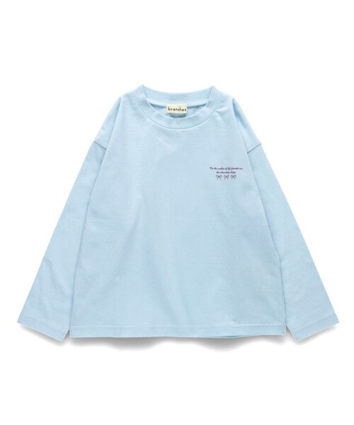 BRANSHES（ブランシェス）の「アソート長袖Tシャツ（Tシャツ/カットソー・キッズ・チャコールグレー/サックスブルー/アイボリー/その他・130/90/120/80/110/100/140/150）」の18枚目の写真