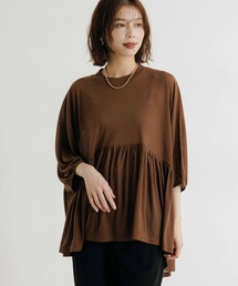 studio CLIP（スタディオクリップ）の「ギャザードルマンプルオーバー（Tシャツ/カットソー）」