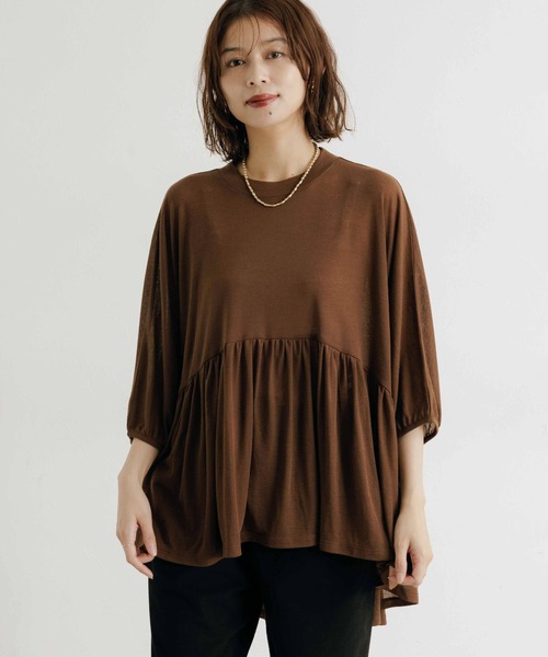 専用❀未使用❀studio CLIP❀リネン混 プルオーバー カットソー 専用❀未使用❀studio CLIP❀リネン混 プルオーバー カットソー 専用