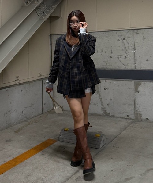 ACLENT ダブルライン　オーバージャケット ACLENT アクレント DOUBLE LINE OVER JACKET