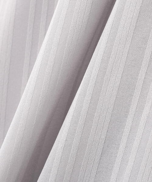 NATURAL BEAUTY BASIC(ナチュラルビューティーベーシック)の「◇ベルテッドシャドーストライプワンピース(ワンピース・レディース・ブルー/グレー/ネイビー・SMALL/MEDIUM)」の5枚目の写真