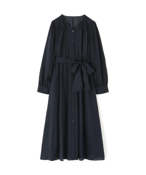 NATURAL BEAUTY BASIC(ナチュラルビューティーベーシック)の「◇ベルテッドシャドーストライプワンピース(ワンピース・レディース・ブルー/グレー/ネイビー・SMALL/MEDIUM)」の17枚目の写真