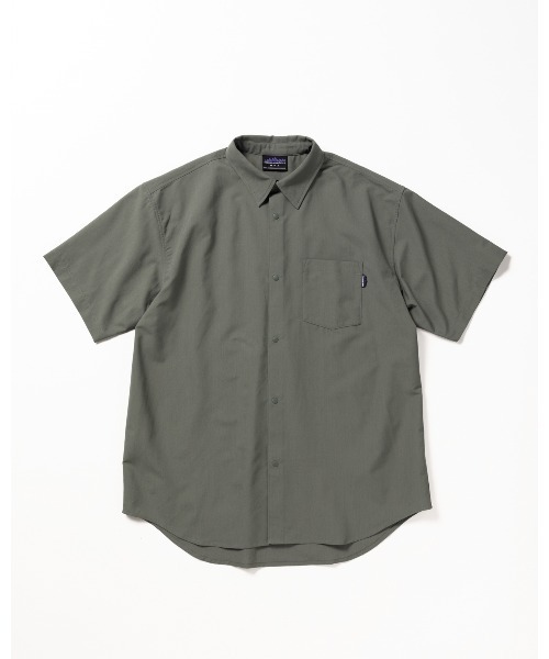 THOUSAND MILE（サウザンドマイル）の「[M's]SHORT SLEEVE SHIRT HIGH AIR PERMEABILITY/ショートスリーブシャツ（シャツ/ブラウス・メンズ・ブルー/グレイッシュベージュ/セージグリーン/ブラック・L/M/XL/S）」の4枚目の写真
