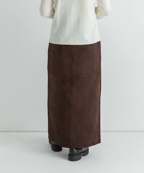 URBAN RESEARCH Sonny Label（アーバンリサーチサニーレーベル）の「フェイクスウェードスカート（スカート・レディース・ベージュ/ブラウン・36/38）」の5枚目の写真