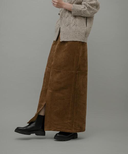 URBAN RESEARCH Sonny Label（アーバンリサーチサニーレーベル）の「フェイクスウェードスカート（スカート・レディース・ベージュ/ブラウン・36/38）」の20枚目の写真