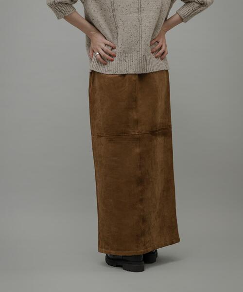 URBAN RESEARCH Sonny Label（アーバンリサーチサニーレーベル）の「フェイクスウェードスカート（スカート・レディース・ベージュ/ブラウン・36/38）」の21枚目の写真
