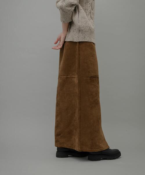URBAN RESEARCH Sonny Label（アーバンリサーチサニーレーベル）の「フェイクスウェードスカート（スカート・レディース・ベージュ/ブラウン・36/38）」の22枚目の写真