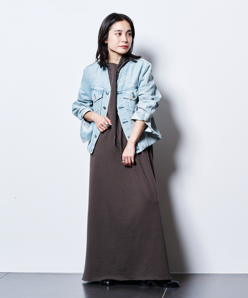 TANAKA（タナカ）の「TANAKA NO COLLAR TRUCKER JACKET ST-4-25-IC：ジャケット（デニムジャケット・レディース・サックスブルー・X-SMALL）」の15枚目の写真