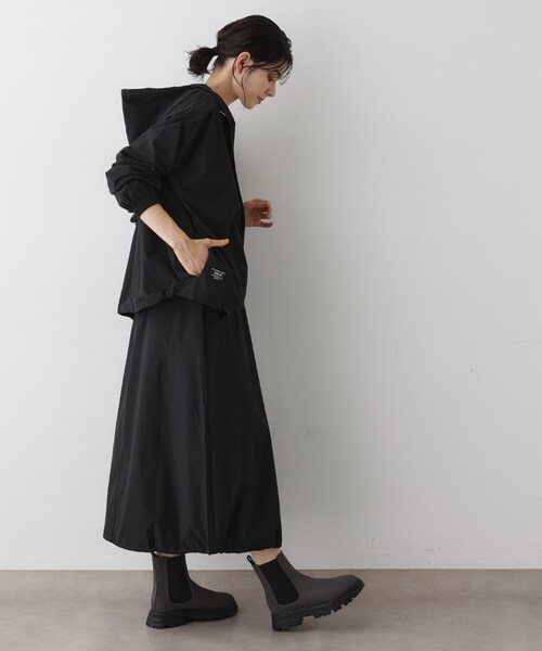 Dessin（デッサン）の「【セットアップ可・洗える】裾スピンドル付きイージースカート（スカート・レディース・ブラック/カーキ/ピンク・01/02）」の8枚目の写真